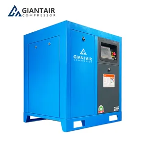 GiantAir Customization support 20HP 15kw rotary Air-compressors Cheap screw air compressor