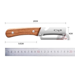 Cingfe Wooden Handle Peeler 3Cr13 Stainless Steel Multi Function Fruit Vegetable Knife - Product Image 3