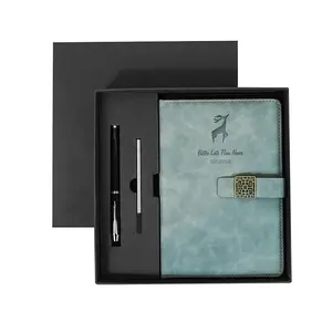 Aangepaste A5 Notebook Zakelijke Geschenkdoos Met Pen Kaarthouder Journal Box Office Aangepaste Notebook Cadeau Set