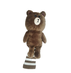 Housse de protection personnalisable pour fers de <span class=keywords><strong>golf</strong></span> en cuir PU imperméable, motif lapin mignon, doublure en velours, avec <span class=keywords><strong>logo</strong></span> personnalisé et intérieur élastique. - Product Image 1