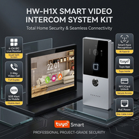 Sistema de Videoportero IP PoE Hiwink con Lector de Tarjetas IC, Cámara HD de 2MP y Estación Exterior para Apartamentos y Villas
