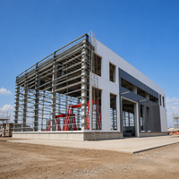 Tôles de Toiture Métalliques Industrielles Préfabriquées pour Garages, Ateliers, Bâtiments d'Élevage de Poulets, Hangars et Entrepôts – Matériaux de Construction