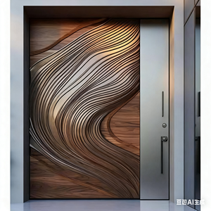 Sécurité extérieure en <span class=keywords><strong>bois</strong></span> massif 3D Relief <span class=keywords><strong>Porte</strong></span> pivotante <span class=keywords><strong>d</strong></span>'<span class=keywords><strong>entrée</strong></span> de luxe <span class=keywords><strong>Porte</strong></span> pivotante marron <span class=keywords><strong>Porte</strong></span> <span class=keywords><strong>d</strong></span>'<span class=keywords><strong>entrée</strong></span> en acier inoxydable - Product Image 2