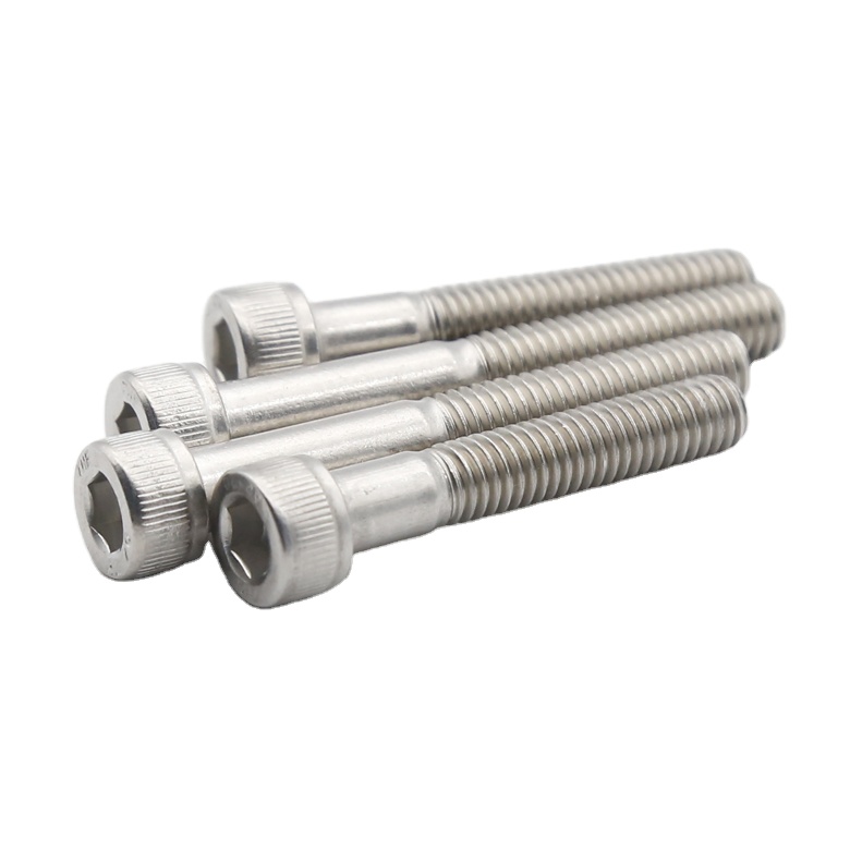 Stainless Steel Hex Bolts DIN912 Allen Head Bolts M4 M6 M7 M8 M10 M19 M21 Motorcycle Stainless Steel Hexagon Bolts