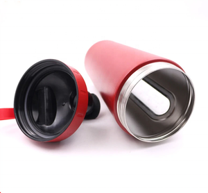 Bouteille agitateur de protéines Portable 28oz, 700ml, pour conserver de la nourriture, avec fenêtre Visible, en acier inoxydable - Product Image 4