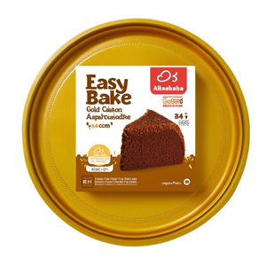 Juego de bandejas desechables 2 piezas cartón (34cm) EASY BAKE Oro 15744 - Product Image 2