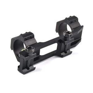 กล้องเล็งแบบ Cantilever รองรับโลโก้สั่งทำพิเศษ ขนาด 25.4/30 มม. สีดำ พร้อมระดับน้ำกันการสั่นสะเทือน อุปกรณ์เสริมสำหรับการล่าสัตว์และกิจกรรมกลางแจ้งที่ทนทาน - Product Image 2