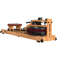 SNODE Rameur à Résistance Continue en Bois Massif Pliable pour Cardio en Intérieur, Équipement de Fitness pour Exercice Complet du Corps, Idéal pour la Maison