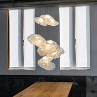 Lampe suspendue en verre de style nordique pour îlot de cuisine, lampe à lave pour salle à manger, cuisine, chambre, bar, hall d'entrée, ferme