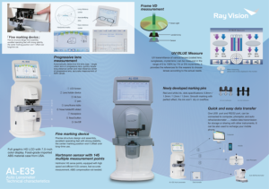 Equipo Óptico Nuevo de Fábrica, Lensómetro Automático AL-E35 para Hospital Oftalmológico - Product Image 3