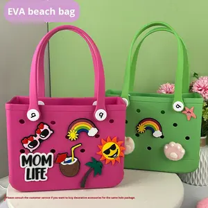 <span class=keywords><strong>Sac</strong></span> à main portable extensible en EVA <span class=keywords><strong>de</strong></span> couleur unie, style européen et américain, pour la plage, la piscine, le bricolage, le <span class=keywords><strong>sac</strong></span> <span class=keywords><strong>de</strong></span> <span class=keywords><strong>sable</strong></span>, deux ouvertures - Product Image 3