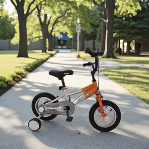 Vélo pour enfants durable de 3 à 5 ans pour filles, vélo pour bébé réglable avec roue de sécurité et vélo de service OEM avec <span class=keywords><strong>porte</strong></span>-biberon, vente en gros - Product Image 1
