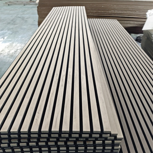 Pannelli Fonoassorbenti Impermeabili in Stile Moderno, Pannelli Isolanti Acustici <span class=keywords><strong>Effetto</strong></span> <span class=keywords><strong>Legno</strong></span>, Pannelli a Striscia Fonoassorbenti per Pareti - Product Image 6