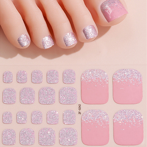 Vente chaude en gros, semi-durci, DIY, 22 pièces, pédicure, vernis à <span class=keywords><strong>ongles</strong></span> <span class=keywords><strong>pour</strong></span> les orteils, autocollants et enveloppes <span class=keywords><strong>pour</strong></span> <span class=keywords><strong>ongles</strong></span> - Product Image 2
