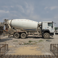 Camión Mezclador de Concreto HOWO 6x4 Usado, 336HP, Euro 5, Tanque Mezclador de Cemento para Proyectos de Construcción