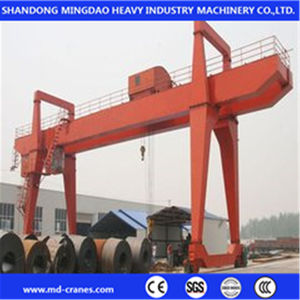 Heavy Duty Steel MG Gantry Crane with Locking Wheels 10-75T Lifting Capacity for Outdoor Warehouse & Cargo Yard - Product Image 6