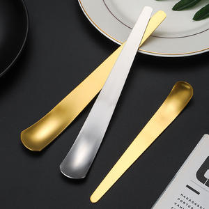 Stainless Steel Square Head <b>Ice</b> <b>Cream</b> <b>Spoon</b> Cake Cheese Dessert <b>Spoon</b> Coffee Stirring <b>Spoon</b> Food Safe Manual Operation - Product Image 3