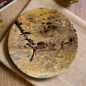Brûleur d'encens artisanal en agate marron jaune, en cristal naturel de guérison, pour la décoration, vente en gros - Product Image 4