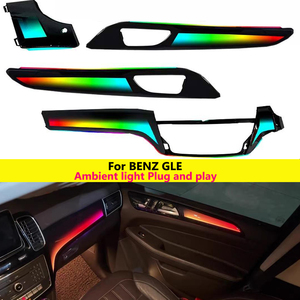 Luz Ambiental LED Profesional <span class=keywords><strong>de</strong></span> 12V 10W para Mejorar el Interior del Automóvil, Compatible con W166 ML GL GLE GLS, con Control desde el Volante - Product Image 1