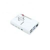 Nueva funda protectora de plástico adecuada para Raspberry Pi 4, negra, blanca, transparente, adecuada para Raspberry Pi 4 Modelo B