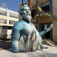 Décoration gonflable personnalisée du dieu grec Poséidon - Statue gonflable géante de divinité océanique pour la décoration d'événements, de centres commerciaux et d'expositions thématiques