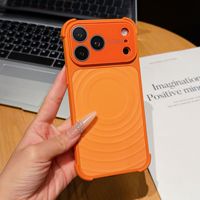 Nouvelle coque de téléphone magnétique minimaliste à effet ondulé pour iPhone 17 16 15 14 13 ProMax – Améliorez instantanément votre protection avec la coque de protection à grande fenêtre pour iPhone 17