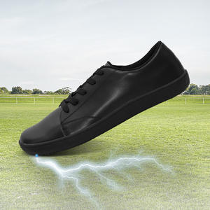 <span class=keywords><strong>Scarpe</strong></span> conduttive con allacciatura classica per ufficio <span class=keywords><strong>scarpe</strong></span> con messa a terra con punta larga <span class=keywords><strong>scarpe</strong></span> in pelle vegana a piedi nudi - Product Image 2