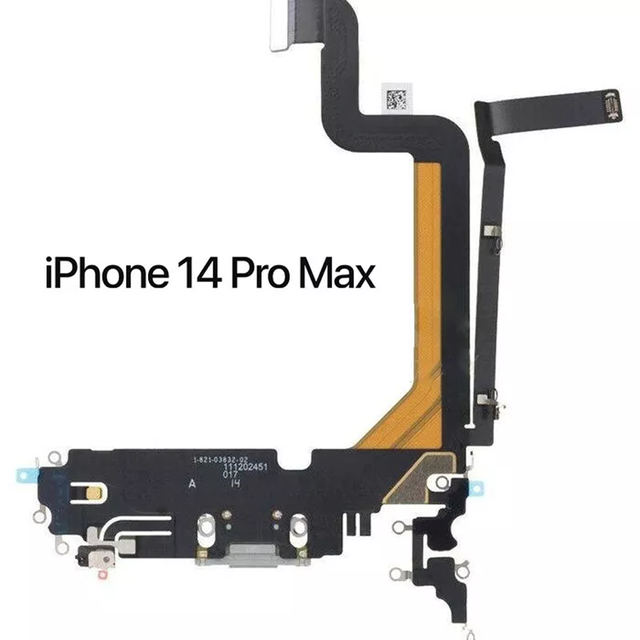 Replacement Power and Volume Flex Cable for iPhone 14 Pro Max Easy On/Off Mobile Phone Part with Efficient Volume Control