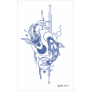 Autocollant de <span class=keywords><strong>tatouage</strong></span> temporaire <span class=keywords><strong>réaliste</strong></span> imperméable semi-permanent pour le visage et les bras, longue durée, 15 jours, design de <span class=keywords><strong>tatouage</strong></span> d'<span class=keywords><strong>animaux</strong></span> d'anime - Product Image 2