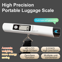 Balance numérique portable 50 kg (kg/lb) à double unité, auto-alimentée, précision 50g, pour bagages, valises et cuisine