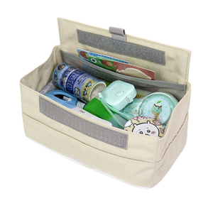Estuche para lápices de lona con tapa abatible para estudiantes, bolsa de almacenamiento de papelería de doble capa de gran capacidad, creativa, de alto nivel estético - Product Image 6