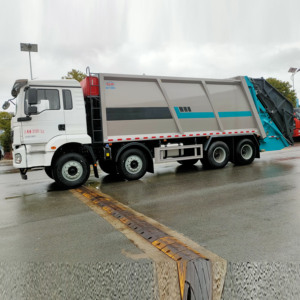 Compactador de Residuos de Gran Volumen Shaanxi Automobile Delong, Suministro Directo de Fábrica, 30m³, Camión de Limpieza de Residuos para Carreteras Municipales - Product Image 3