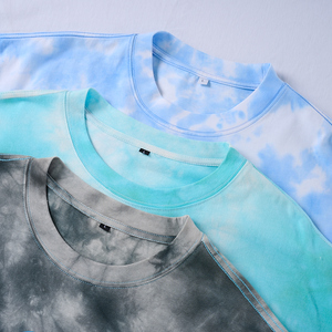 Tkan 8120 Tùy Chỉnh Chất Lượng Cao In Quá Khổ Drop Shoulder Cổ Điển Rửa Dip Dye Unisex T-Shirt 100% Cotton Nặng Mens T-Shirt - Product Image 2