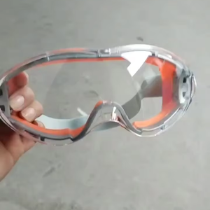 HBC Construção Industrial Segurança Óculos Anti-Fog Scratch-Resistant Transparente Lens Poeira Splash Proof Goggle Chemical Eye - Product Image 5