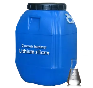Pengeras lantai karborundum beton cairan Lithium silikat jernih LiO2 SiO2