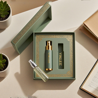 Caja de Regalo Personalizada con Logotipo Estampado para Set de Aceites Esenciales Roll-On de 2ml, 3ml y 5ml, Caja para Botellas Roll-On, Mini Set de Muestras de Perfume, Caja de Empaque