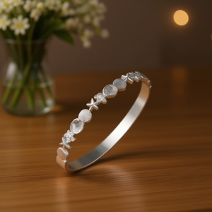 Amy Amy Fashion Bangle B1108 Silver Plated Alloy <b>Shell</b> Star Bohemia Women's <b>Bracelet</b> Gift Jewelry - Product Image 2