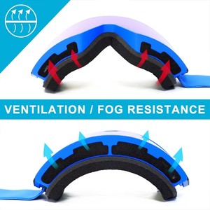 Gafas de Esquí con Protección UV400 CE, Lentes Polarizadas de Espejo, Antivaho, Resistentes al Viento, para Deportes de Nieve, con Logotipo Personalizado OEM - Product Image 2