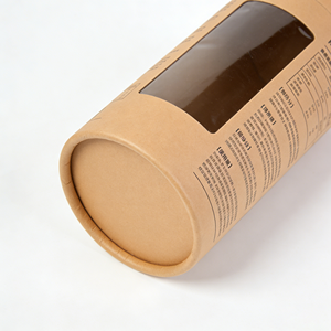 Factory Direct High Quality Recyclable Cylindrical Cardboard <b>Box</b> With <b>Display</b> Window Luxury Round Tube For Cosmetic Perfume - Product Image 4
