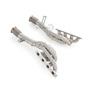 Collecteur d'échappement premium SS304 blindé thermiquement pour <span class=keywords><strong>Audi</strong></span> <span class=keywords><strong>R8</strong></span> <span class=keywords><strong>V8</strong></span> 4.2L – Système de tuyaux haute performance <span class=keywords><strong>2008</strong></span> 2014 2018 - Product Image 6