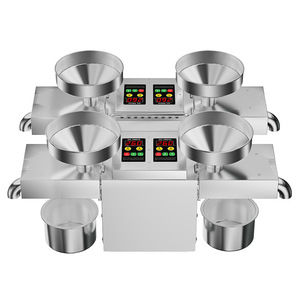Macchina di estrazione dell'olio di mandorle in acciaio inossidabile a 4 teste di semi di sesamo vegetali intelligenti sole semi di zucca - Product Image 3