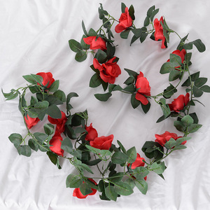 "12 Brins En Plastique Vert Feuille De Lierre Artificielle Plante Décorations" - Product Image 2