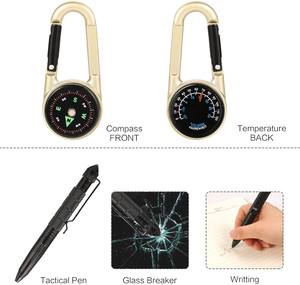 <span class=keywords><strong>Kit</strong></span> de Survie d'Urgence Populaire 14 Pièces : Équipement Tactique SOS pour l'Aventure, le Camping et les Voyages en Plein Air - Product Image 3