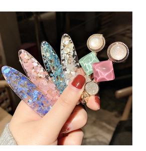 Lot de Barrette à Cheveux Cœur avec Perles et <span class=keywords><strong>Cristal</strong></span>, Styles Coréens Variés, Accessoires pour Femme en Gros - Product Image 5