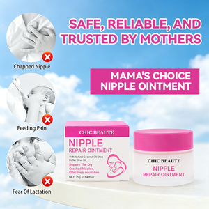CHIC BEAUTE Nouvelle Arrivée Crème Réparatrice pour Mamelons d'<span class=keywords><strong>Allaitement</strong></span>, Crème Nourrissante pour Mamelons Fissurés et Secs - Product Image 2