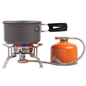 Guanglu Outdoor Windproof Stainless Steel Portable Gas Stove For <b>Camping</b> And Picnic Use With Ignition Device - Product Image 2