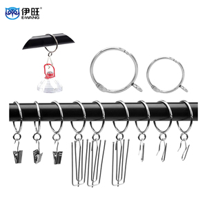 Stainless Steel <b>Curtain</b> Ring with Eyelet Rustproof <b>Curtain</b> Grommet Rings <b>for</b> <b>Bedroom</b> - Product Image 1