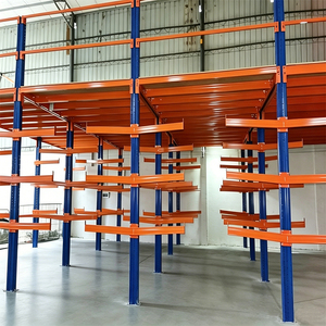 Soğuk Haddelenmiş Çelikten Çok Katmanlı Ağır Hizmet Tipi Asma Kat Raf Sistemi, 500kg/m² Yük Kapasitesi ve Toz Boya Kaplama ile - Product Image 3