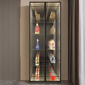 Vitrine en verre Abyss illuminée par LED intelligente, luxe, installation facile, miroir, présentoirs, rangement, tunnel miroir, armoire - Product Image 2