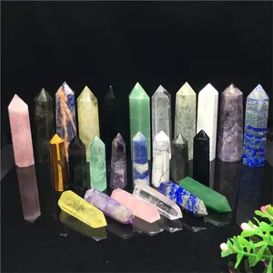 Bestone Bán Sỉ Nhiều Cột Pha Lê Hình Học Thạch Anh Tím Chữa Bệnh Năng Lượng Khác Nhau - Product Image 1